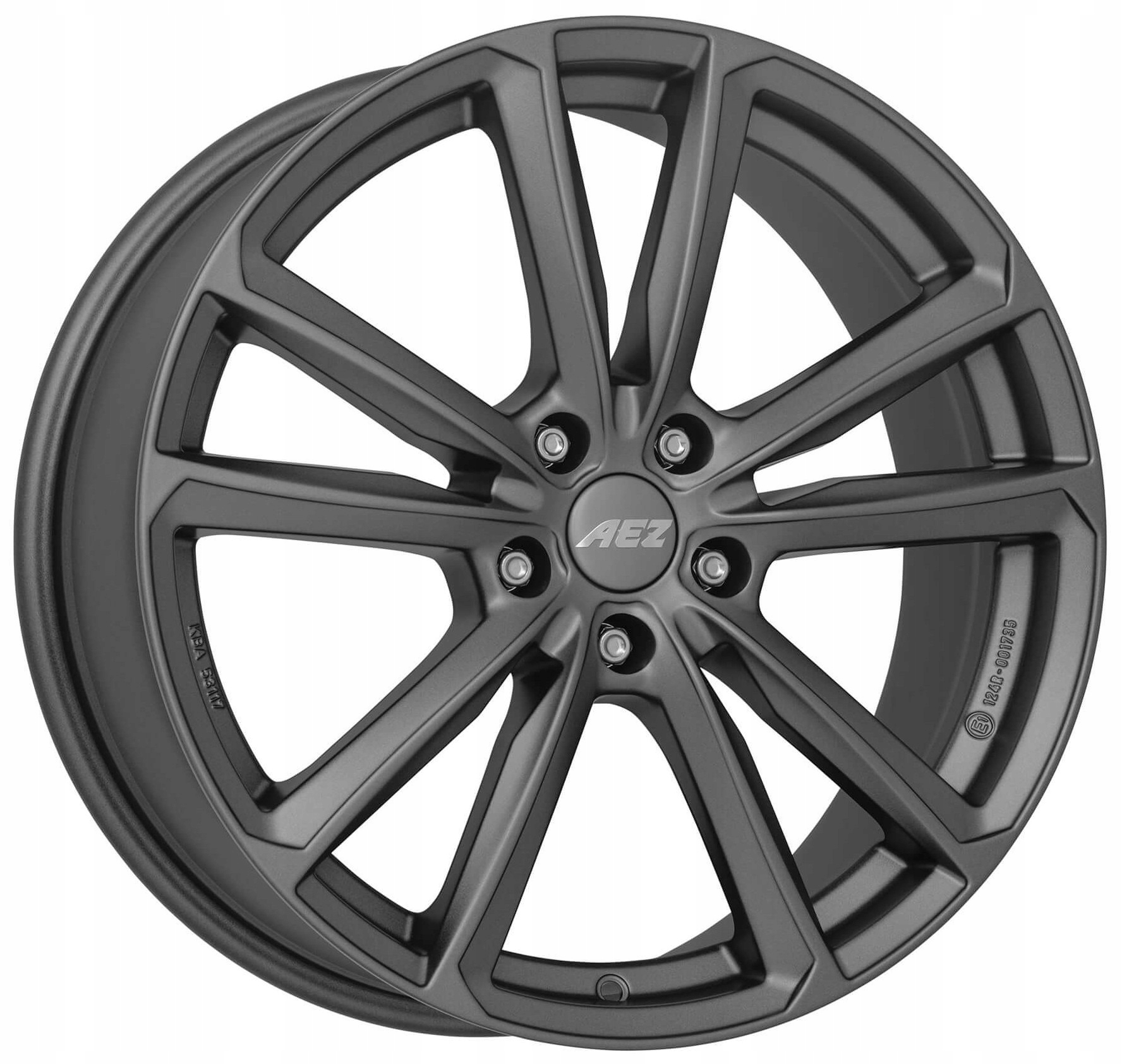 1x Aez Tioga graphite 18 5x112 ET48 ATOF8GA48E