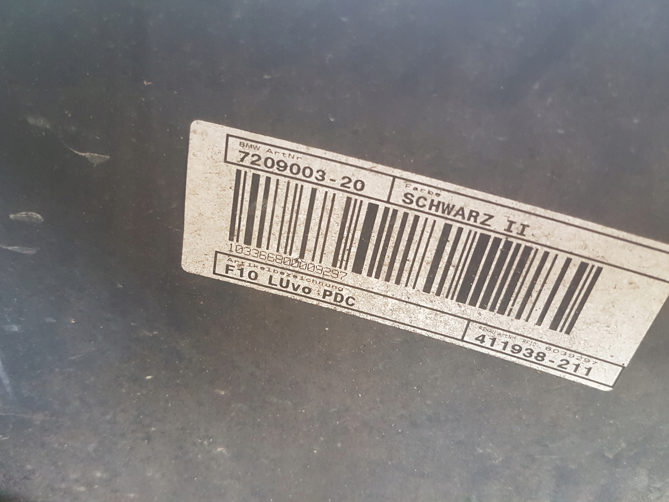 front bumper BMW SERIA 5 F10 F11