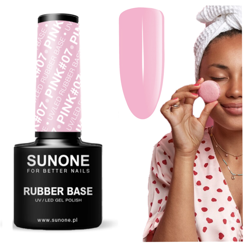 

Sunone Rubber Base 5g Pink 07 baza kauczukowa