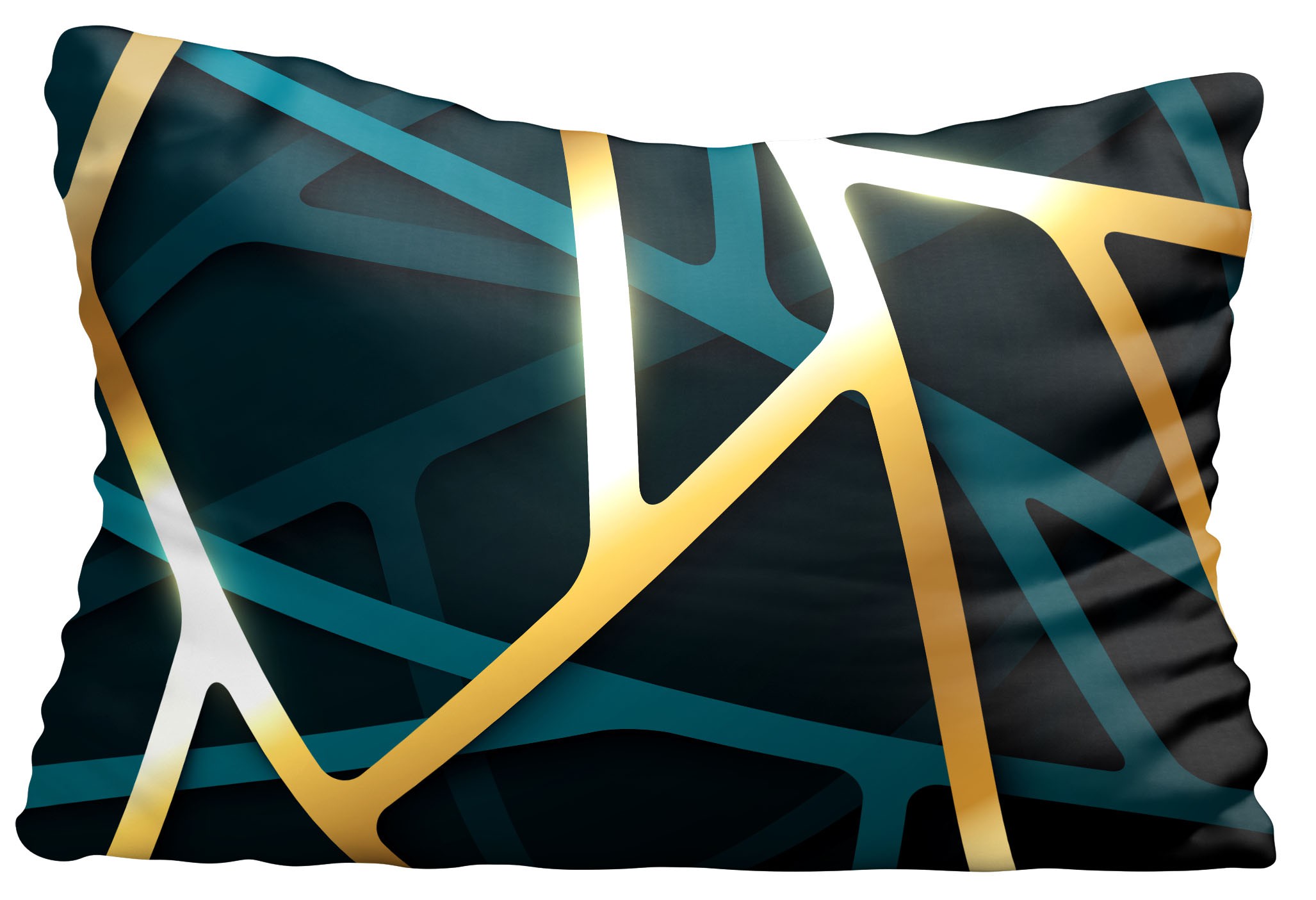 Poszewka na poduszke geometryczny 40x70cm 3116