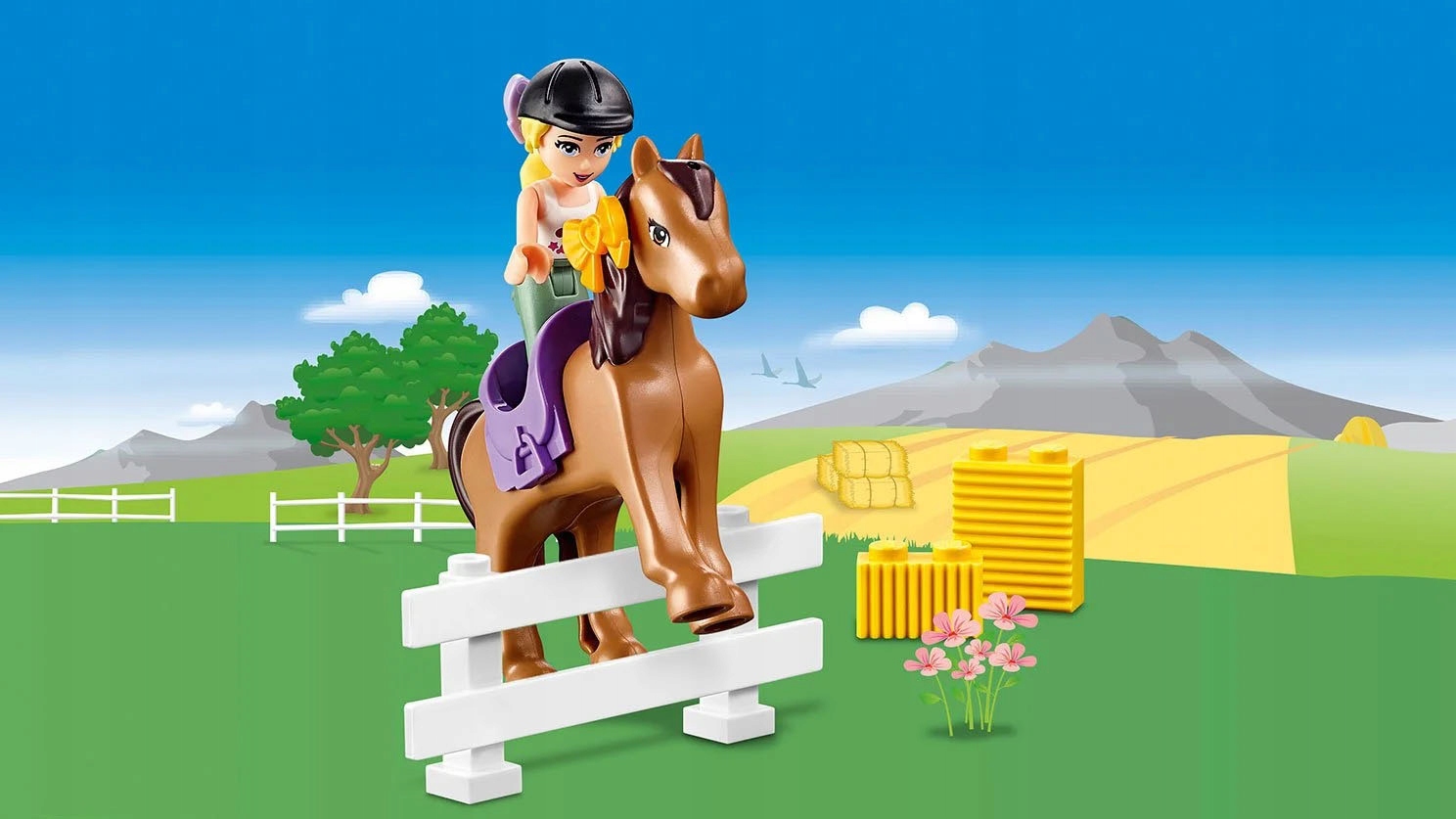 LEGO Juniors 10726 - Przyczepa konna Stephanie Liczba elementów 58 szt.