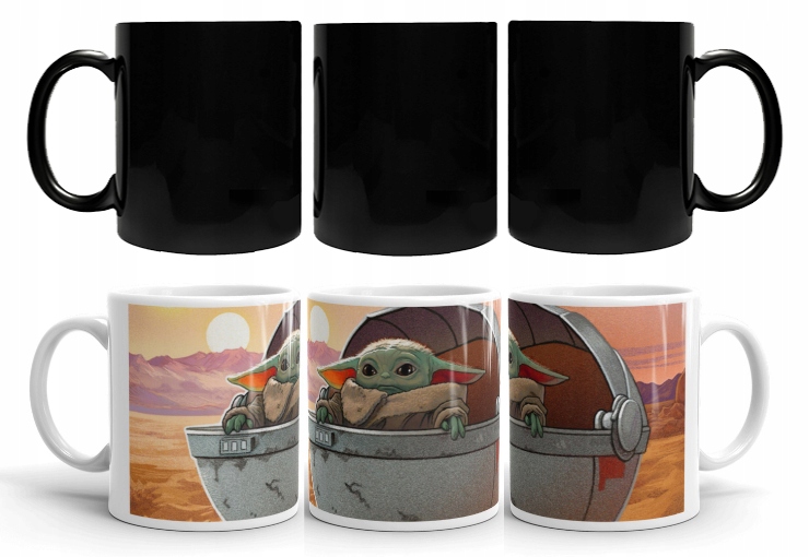 

Personalizowany Kubek Magiczny Baby Yoda Imię