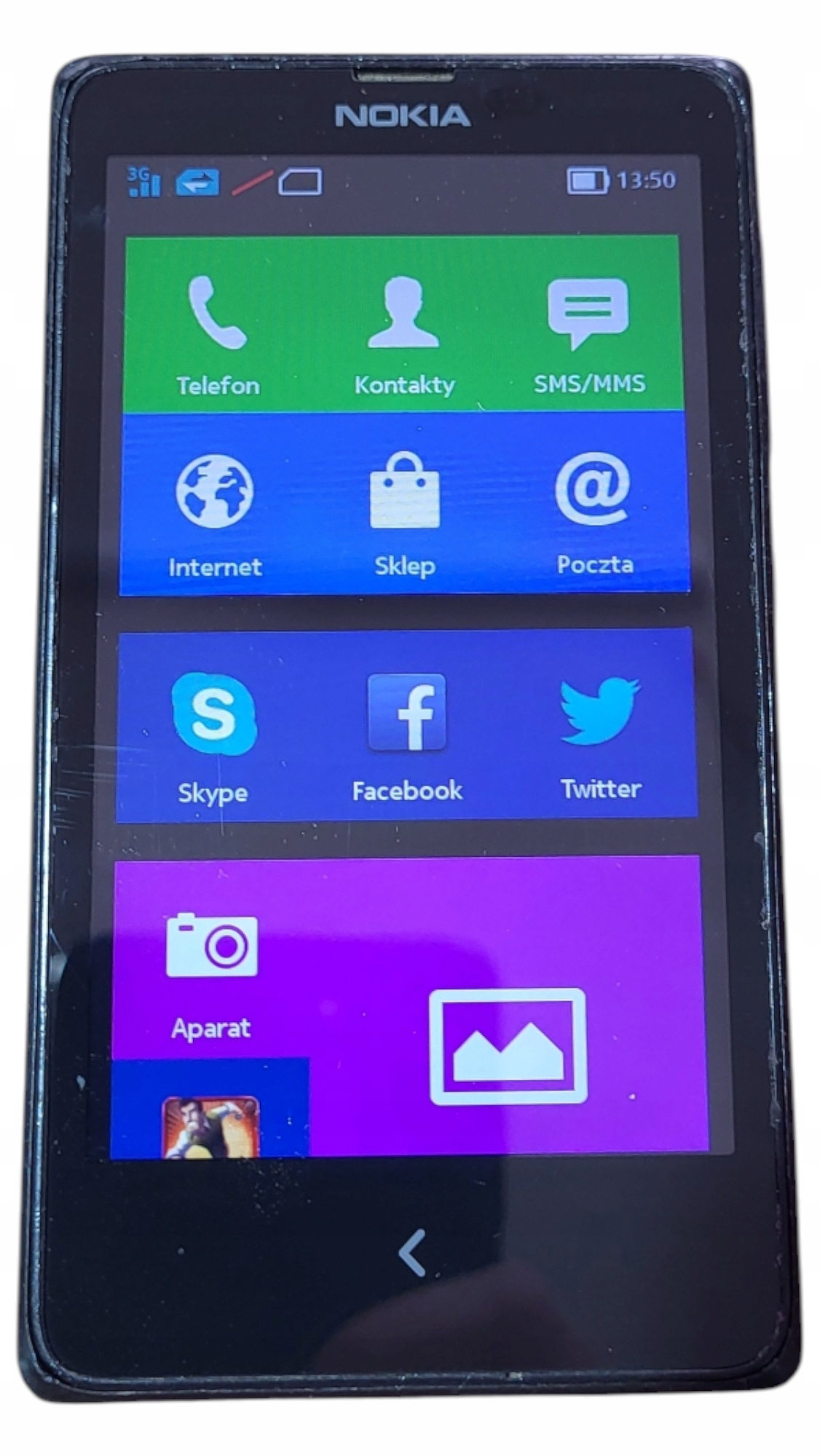 Smartfon NOKIA X RM-290 || 2GB - WADA TECHNICZNA