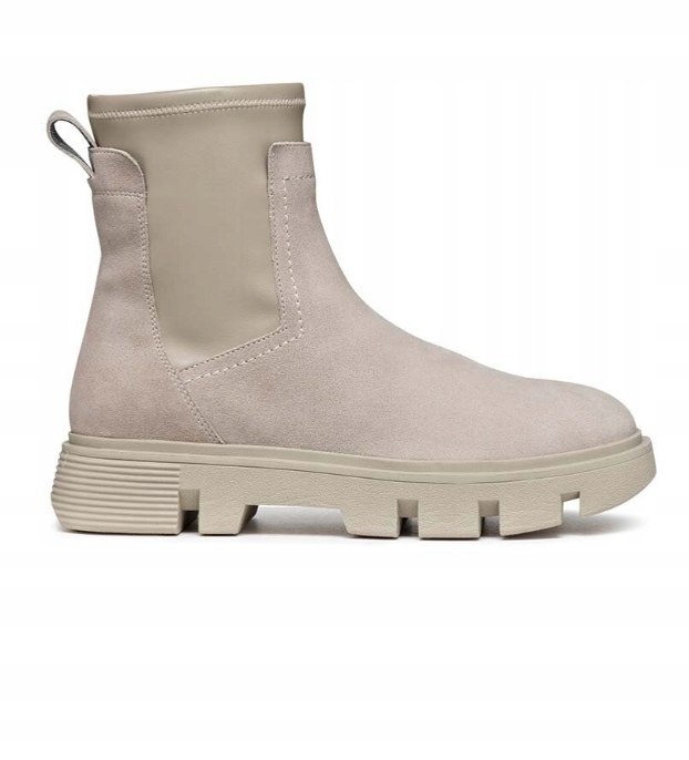 Geox Vilde Dámské Kotníkové Boty Béžové S Kůží 41 Ž5J