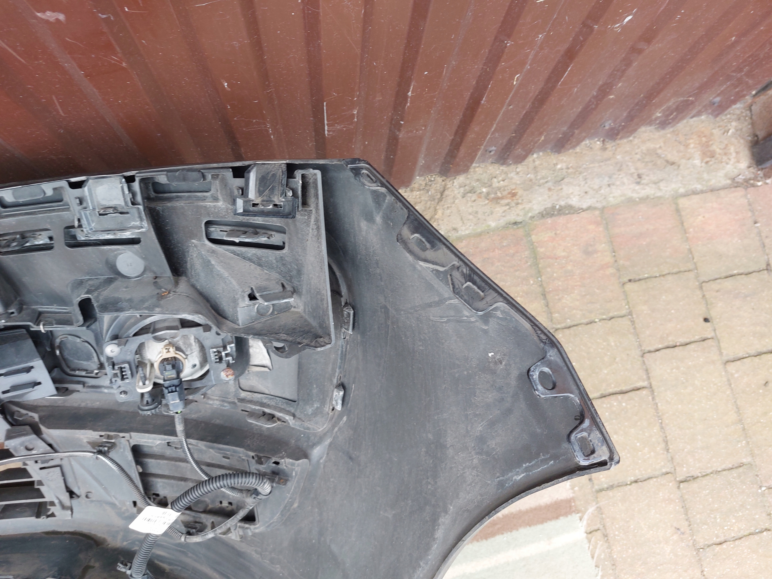bumper front CITROEN C3 PICASSO 08-12r black EXLD
