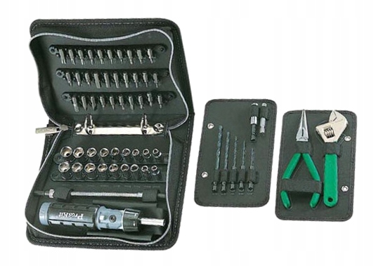 Zestaw wkretakow szczypce bity HQ