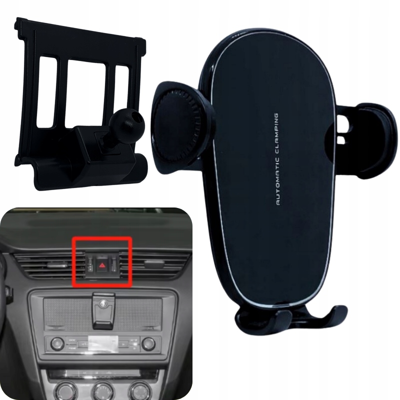 Adapter Do Uchwytu Na Telefon Skoda Octavia 2015-2022 Uchwyt Premium