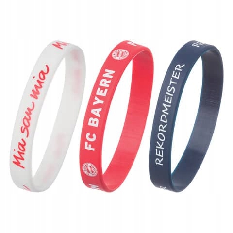 Bayern Monachium opaski silikonowe 3szt oryginalne