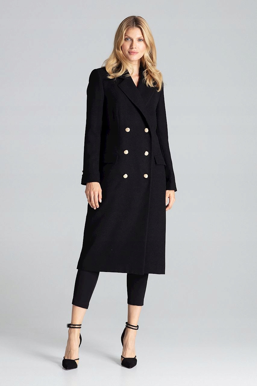 

Figl Płaszcz M681 ~XL~ Damskie Czarny