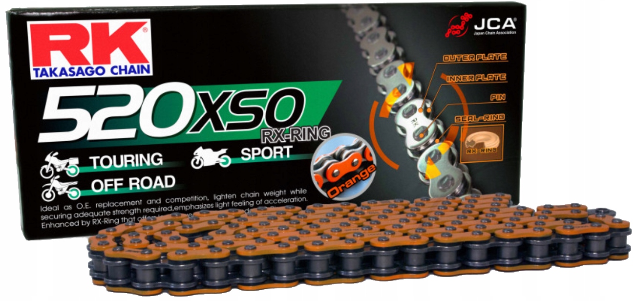 Hnací reťazec Rk Ktm Xc-w 125 150 17-19 Nový