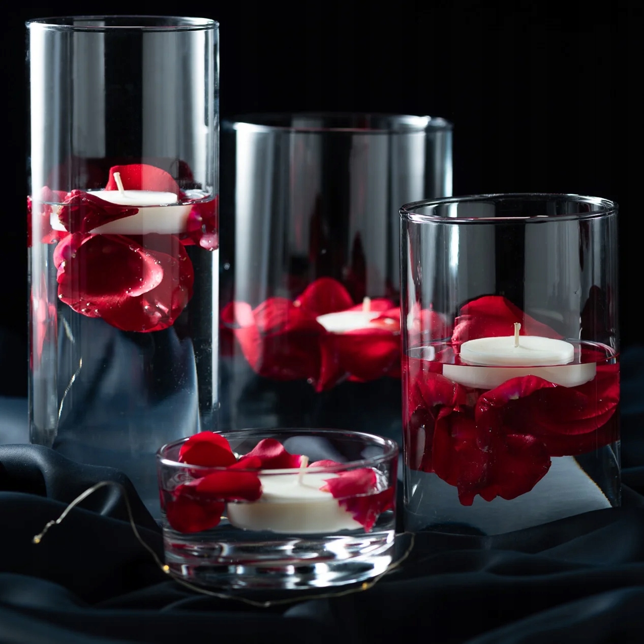 Wazon szklany cylinder pojemnik tuba las w słoju 30 cm kpl. 6 szt. Marka inny