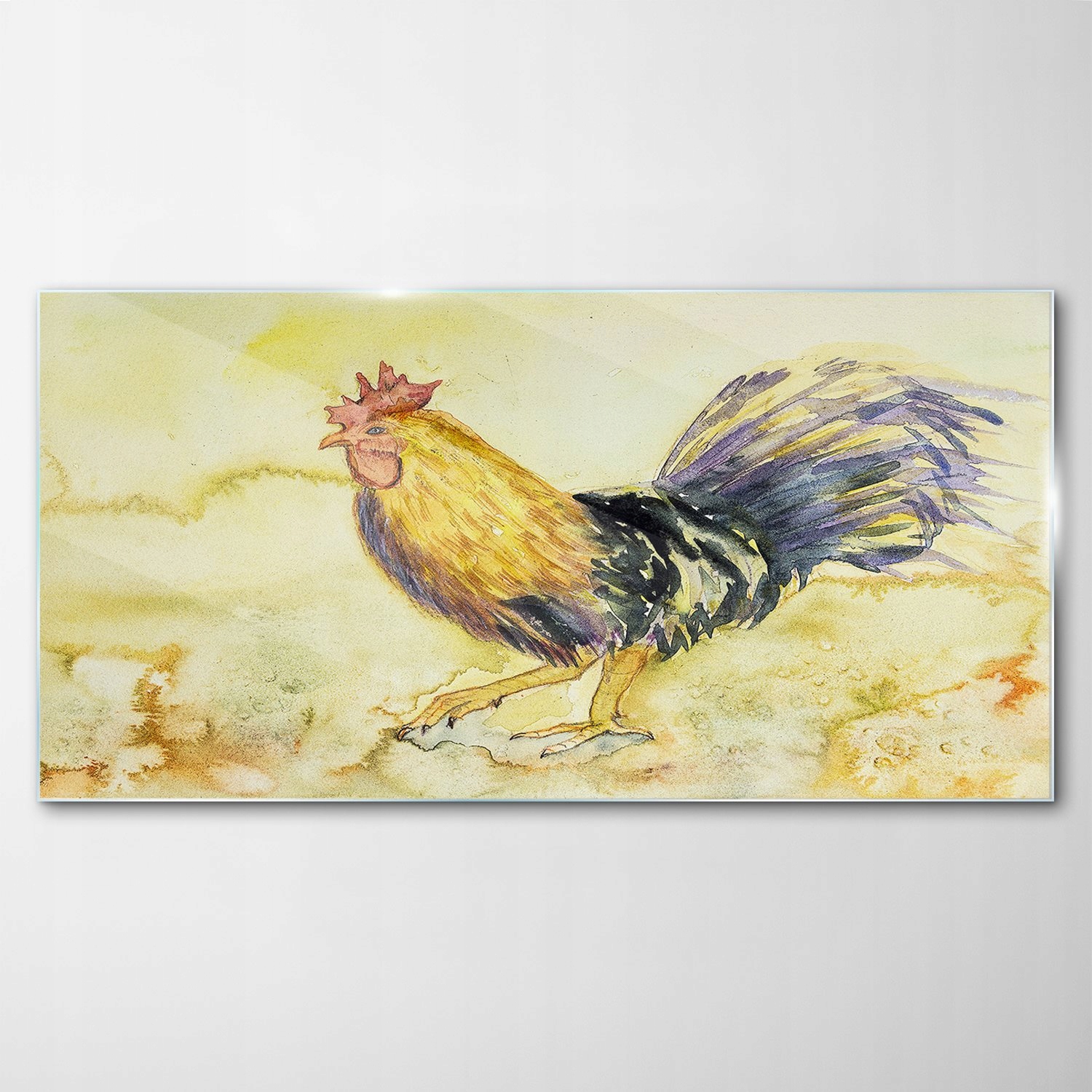 

Hartowany Obraz Szklany Kogut Zwierzę Kura 120x60