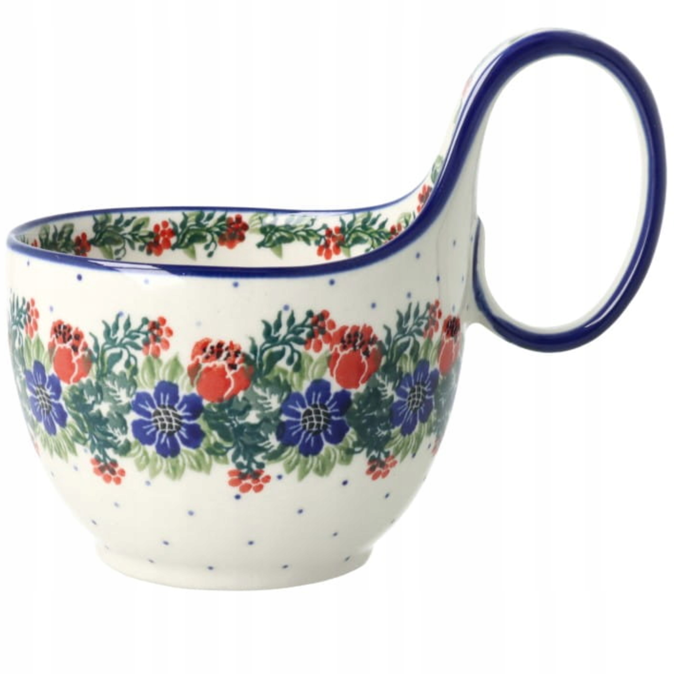 Čerpak Miska Keramika Bolesławiec Umělecká 1. třída 0,4L C845 dek1535X