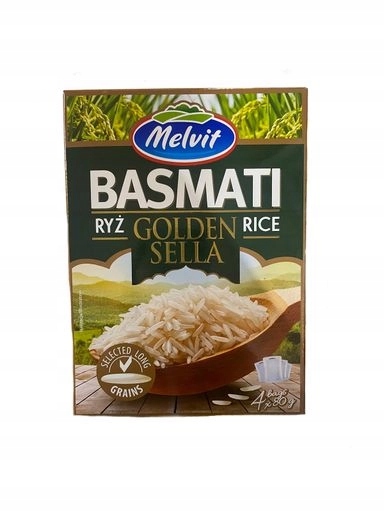 Levně Melvit Rýže Basmati Golden Sella 80 gx4