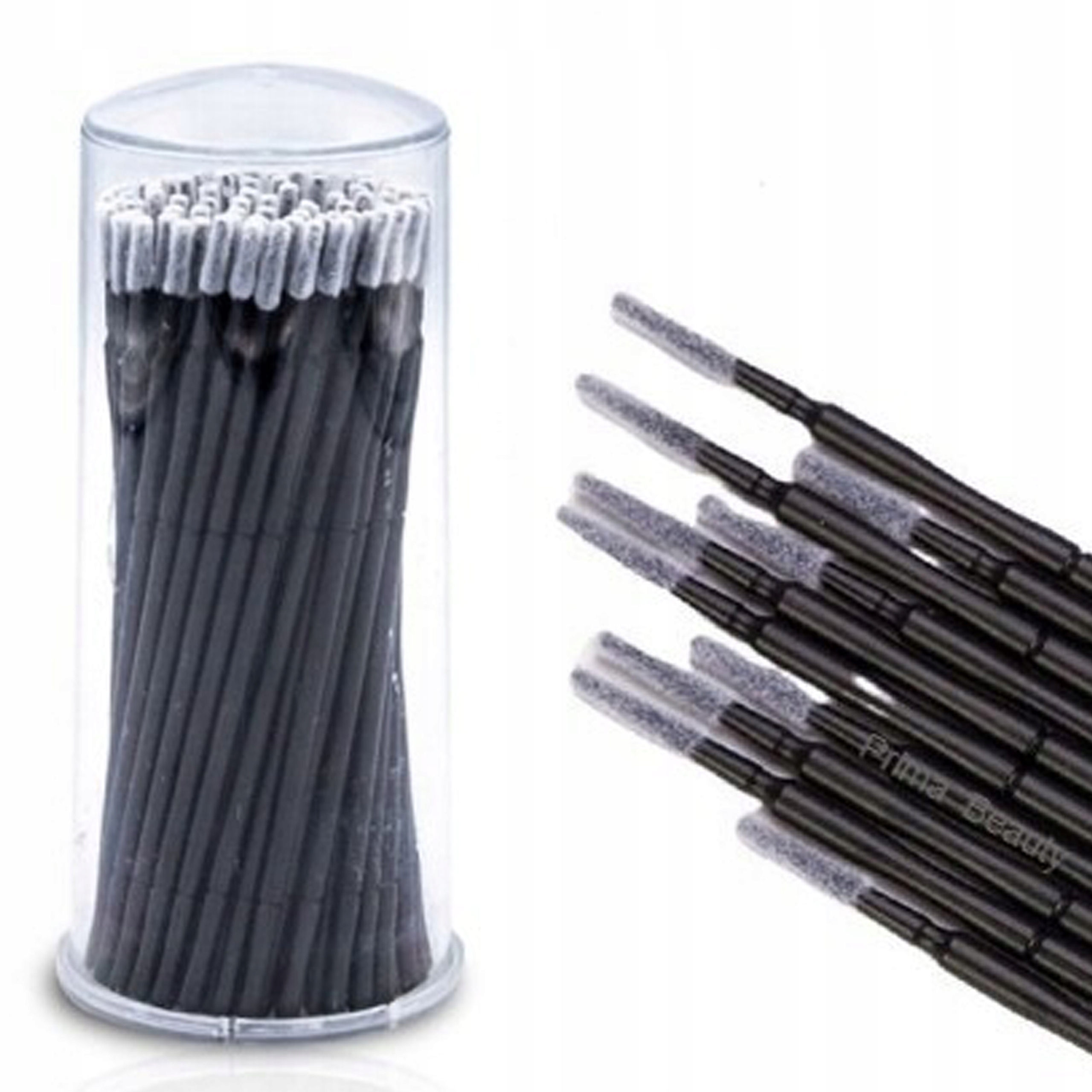 

Mikro Aplikatory Bezwłókienkowe Czarne x100 1,2 MM