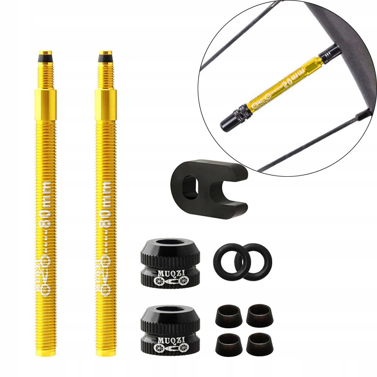 Tubeless Valve Stem Extender Zawór rowerowy ze Marka bez marki