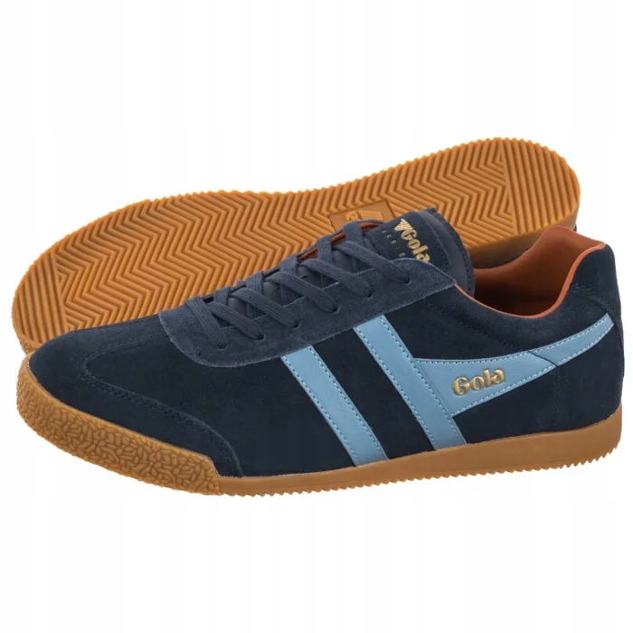 Pánské sportovní boty Gola Harrier Trainer Navy CMA192, modré