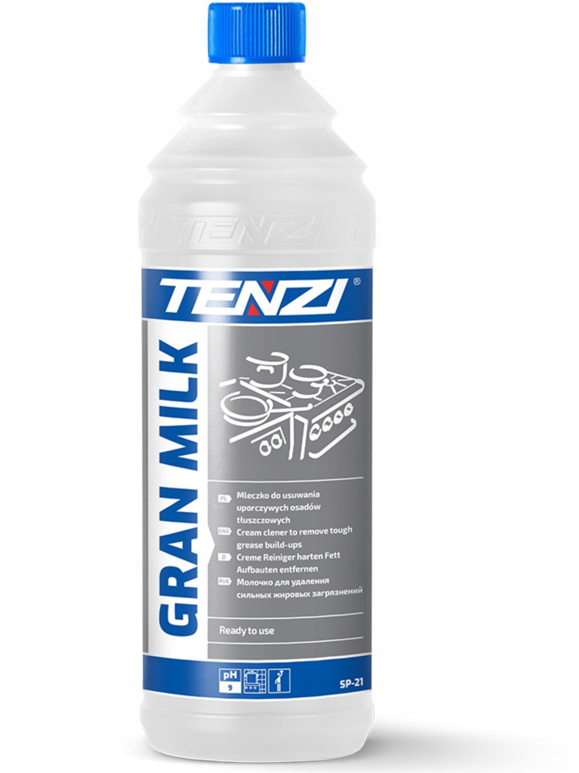 

Mleczko Tenzi Gran Milk 1l usuwa tłuste osady