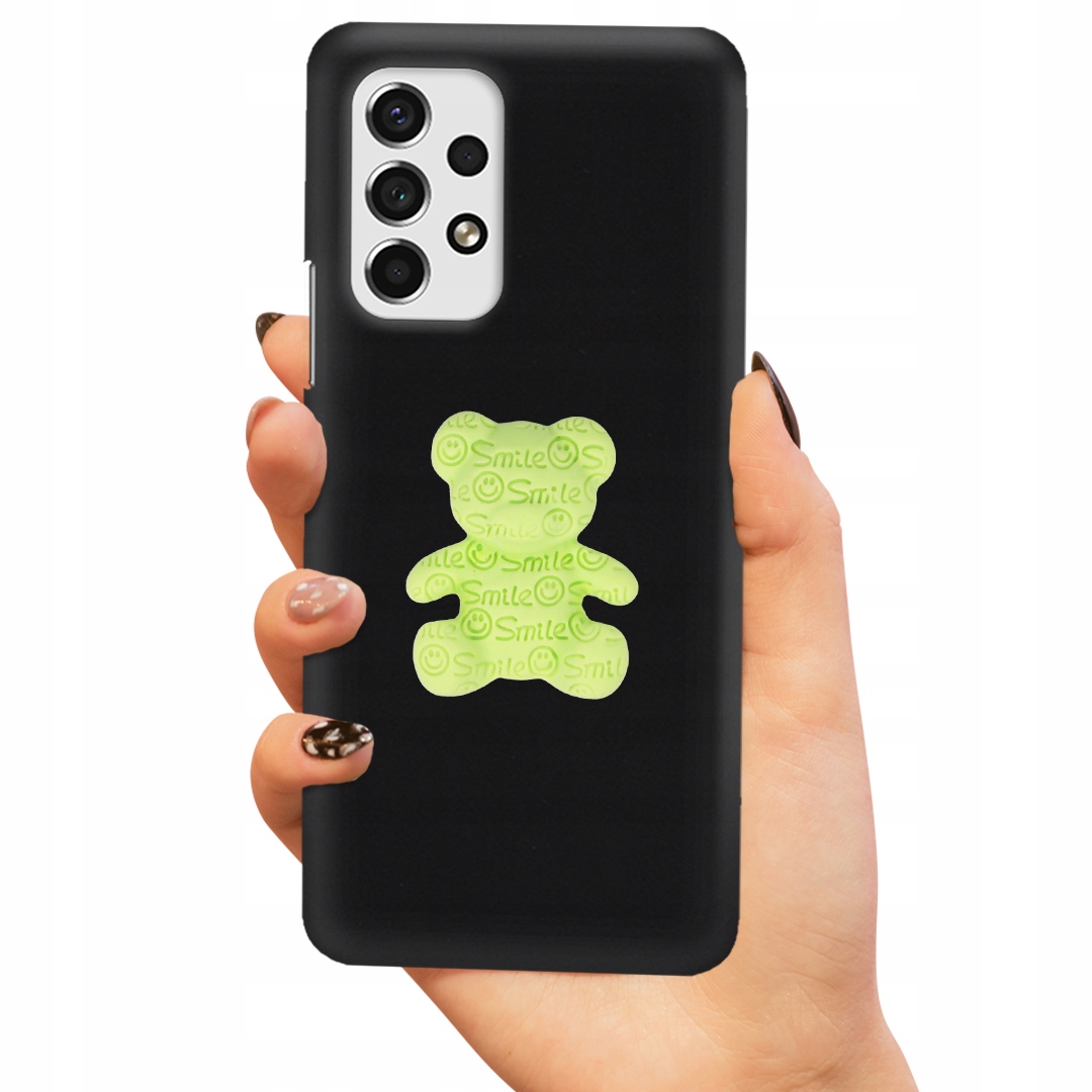 Pouzdro Pro Samsung A53 5G Case Medvídek Zelený 3D