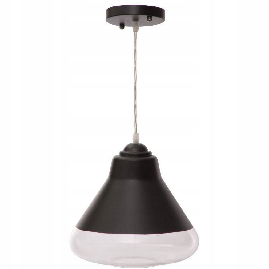 Závesná lampa, čierna, Ø 25 cm