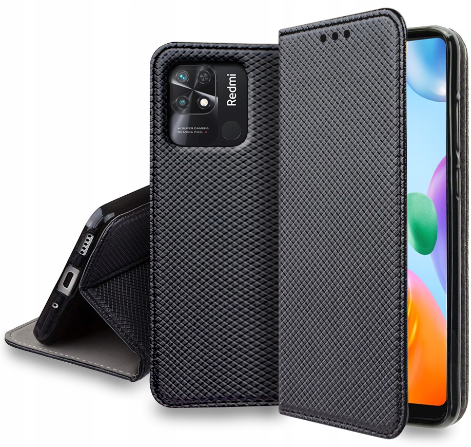 

Etui S-Magnet Case Szkło 9H do Xiaomi Redmi 10C