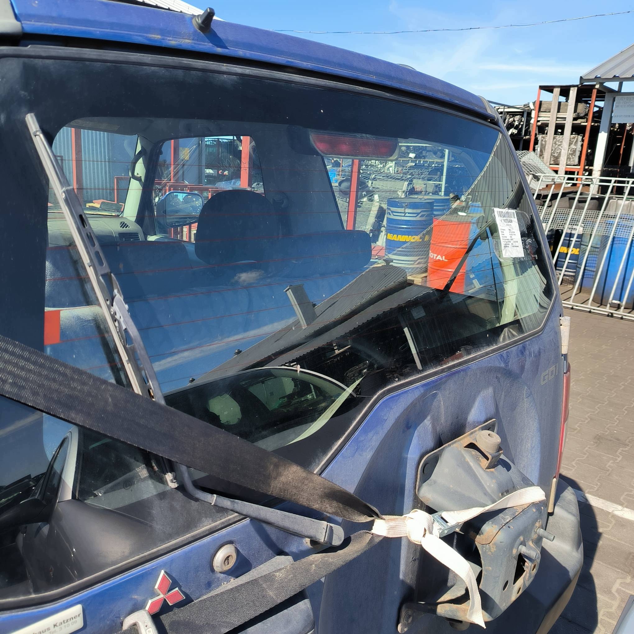 window rear part MITSHUBISHI PAJERO PININ