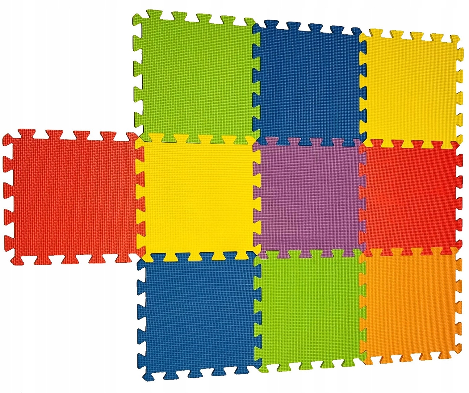 MEGA DUŻE PUZZLE PIANKOWE MATA KOLOROWA 10sztuk Kod producenta 01