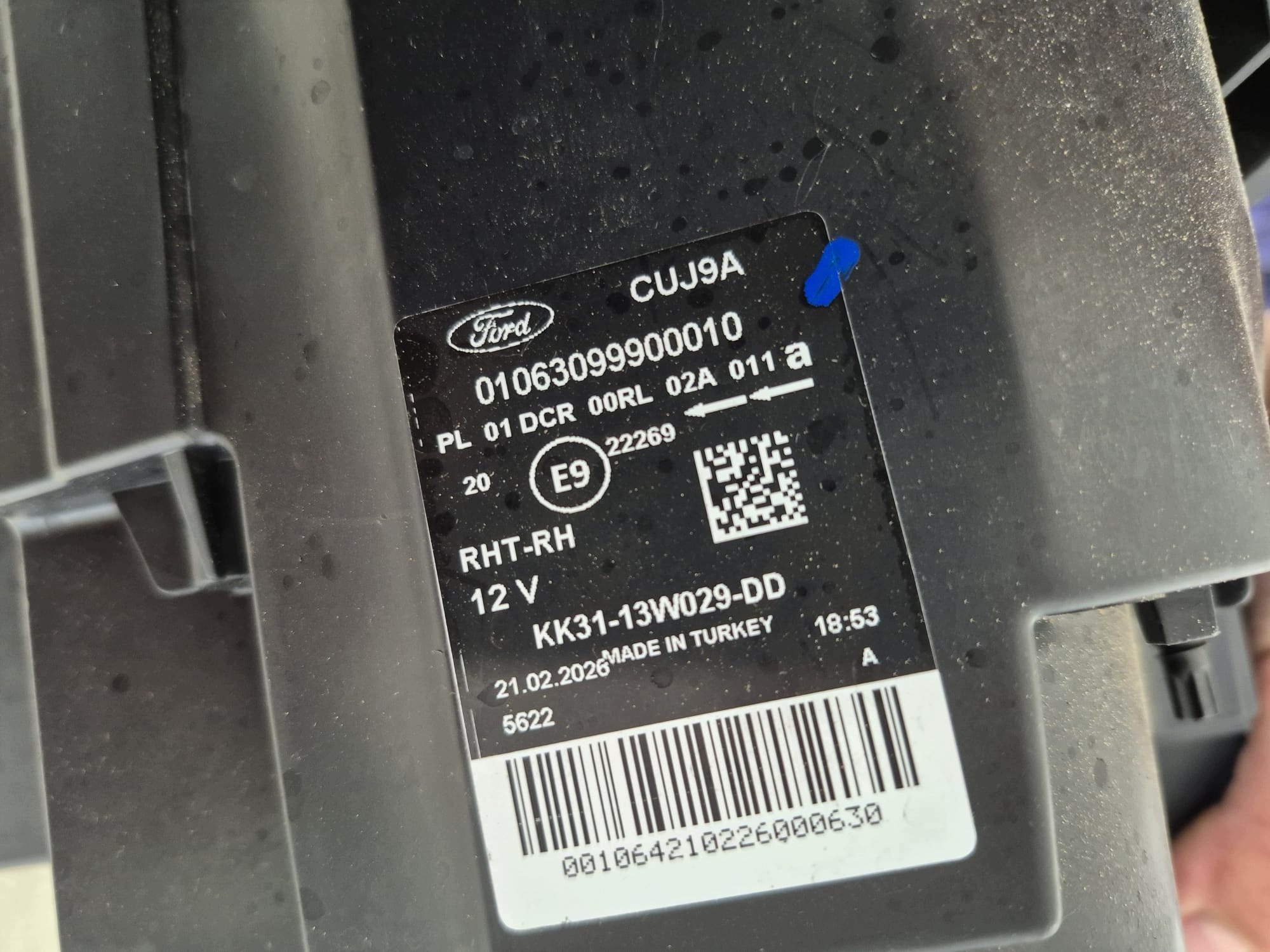 FORD TRANSIT MK8 LIFT 18- light right front front BI-XENON LED