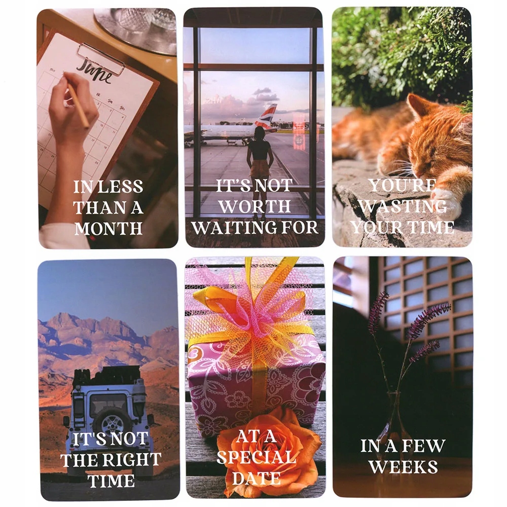 Talia Tarota Time Oracle w pudełku Liczba kart w talii 54