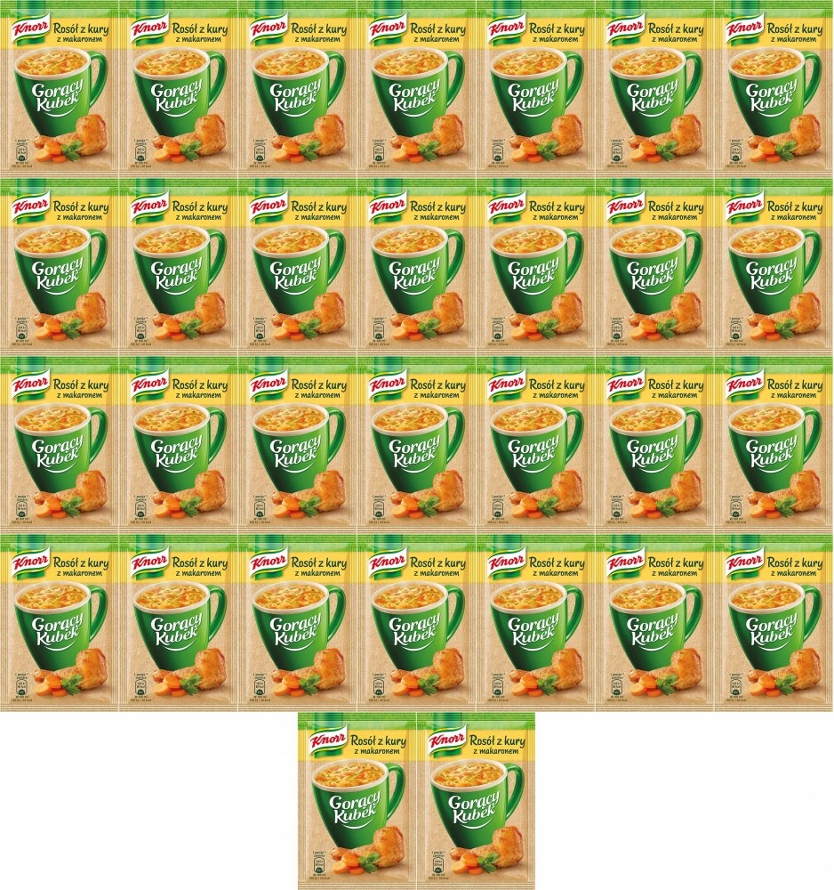 Zupa Knorr Gorący Kubek rosół z kury z makaronem 12 g x120