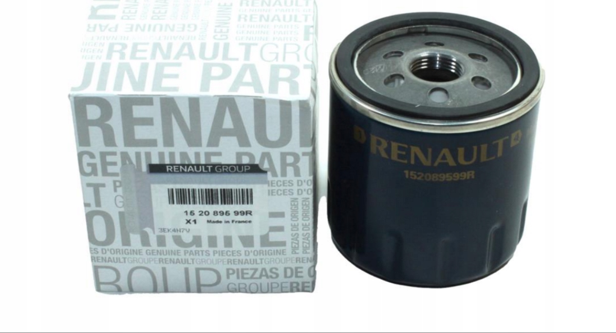 FILTR OLEJU 152089599R RENAULT ORYGINAŁ
