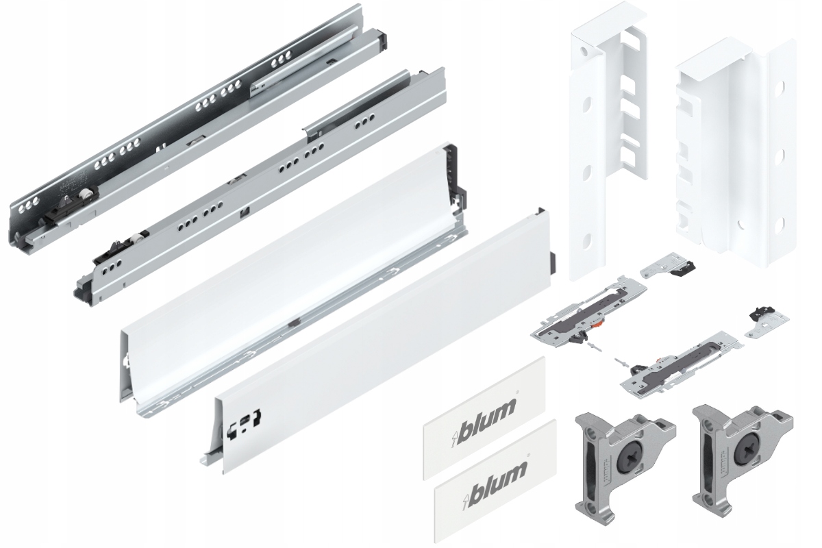 Blum Šuplík Tandembox 600 Střední Tip-On K Bílá