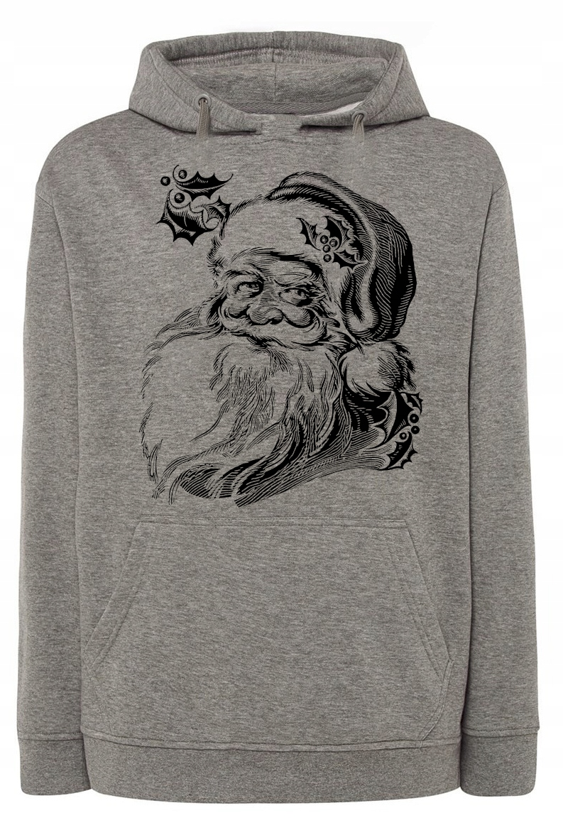 Pánská mikina s krásným vánočním potiskem Mikuláš r.XL