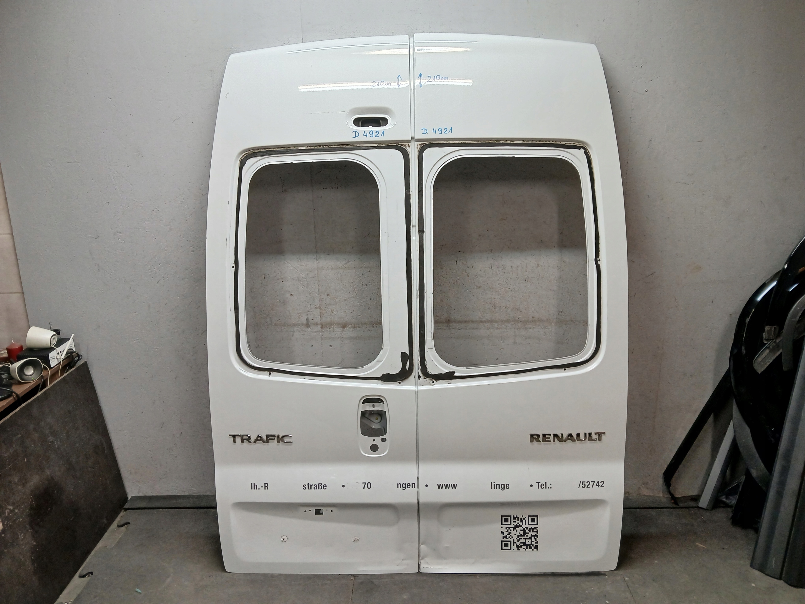 Tür heck rechts oder links RENAULT TRAFIC MAX 01-14
