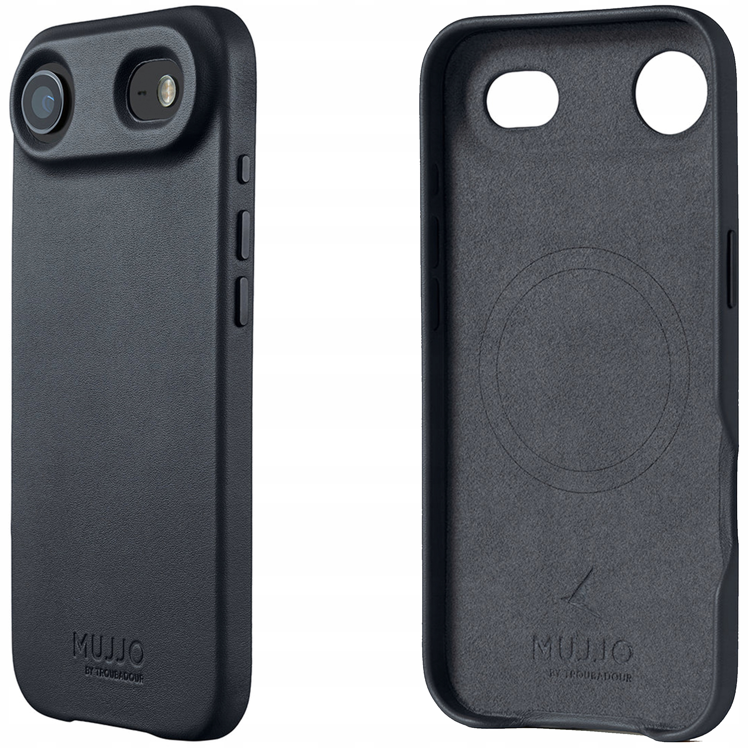 Mujjo Leather Case Pouzdro Kožené s MagSafe pro iPhone Air Kryt Pouzdro