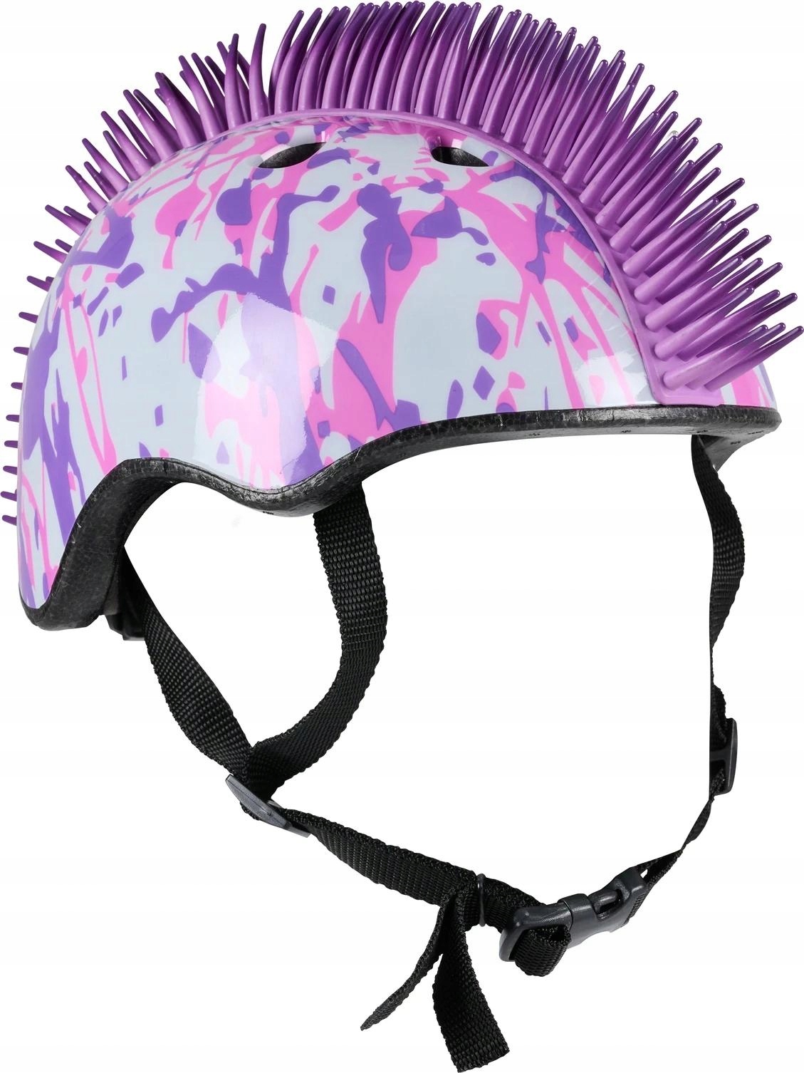 Kask dziecięcy regulowany na rolki deskorolkę No Fear 3D irokez 48-52cm