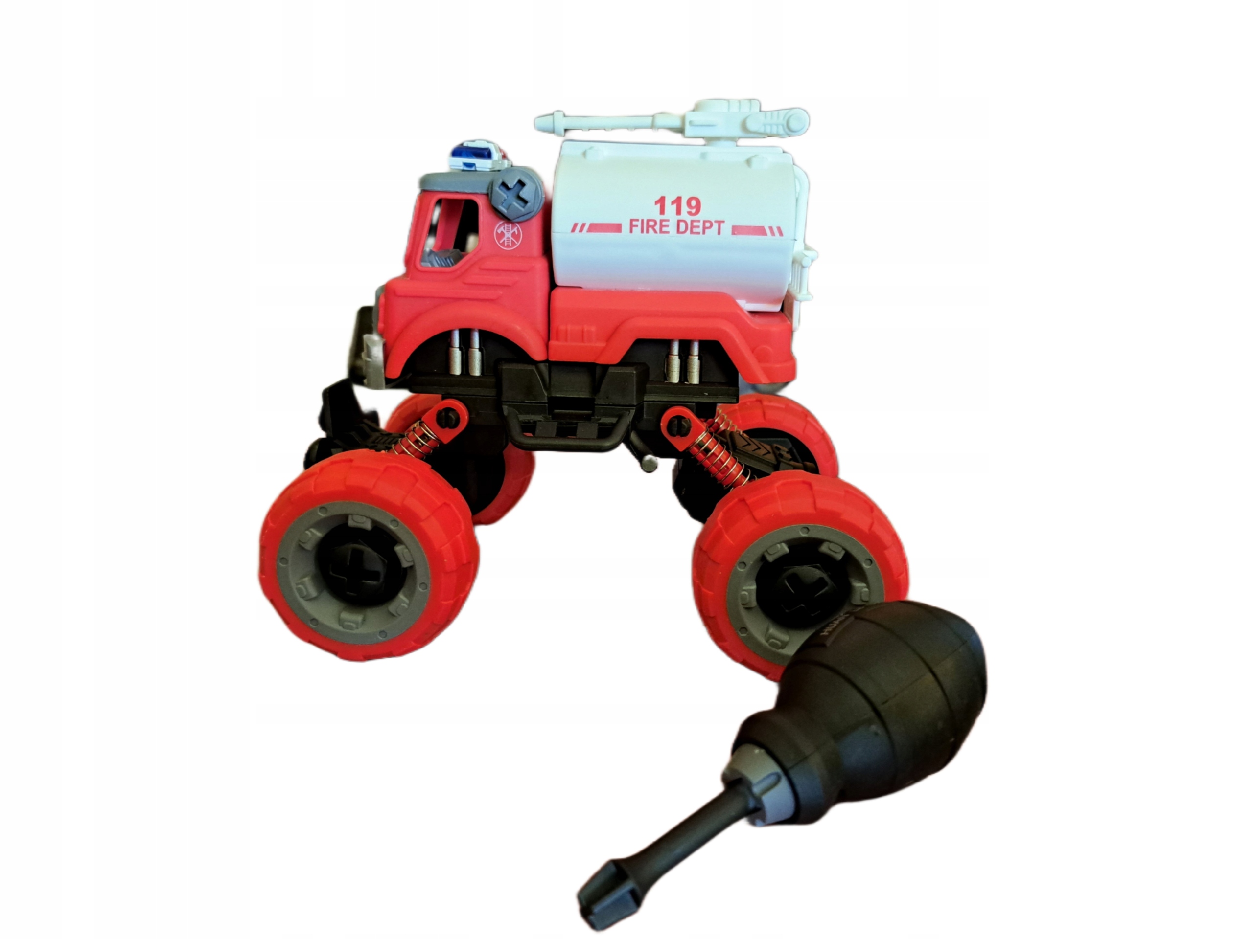 samochód monster straż poż. rozkręcany z napędem Model 22AD09074