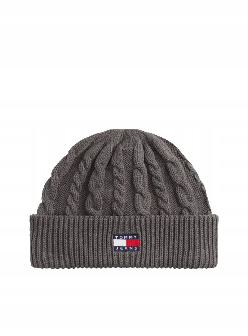 Čepice Zimní Tommy Jeans Tjm Heritage Cable Beanie AM0AM13670 PR7