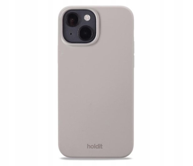 Etui Holdit Silicone Case iPhone 14/13 Taupe