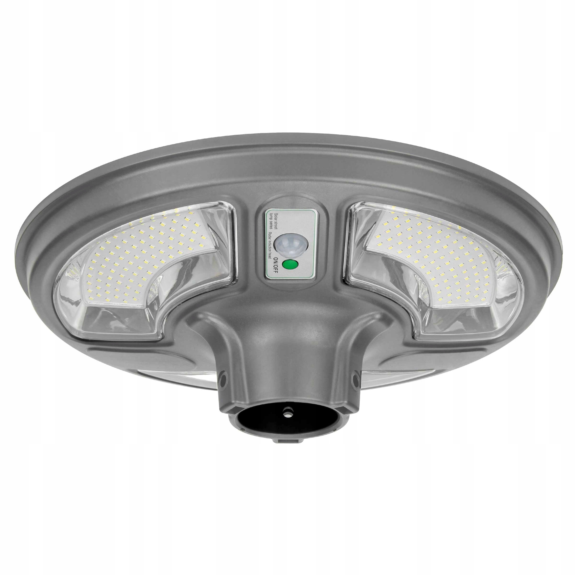 Solární parková lampa SolarPark Eco 12W 2160 lm 24W Pv panel 25Ah šedá