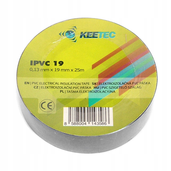 KEETEC - IPVC 19 13mm/19mm/25m TAŚMA IZOLACYJNA