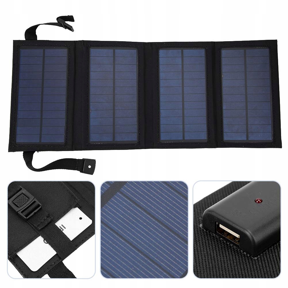 ŁADOWARKA SŁONECZNA DO TELEFONU PANEL SOLARNY 10W USB SKŁADANY Rodzaj ładowarka solarna