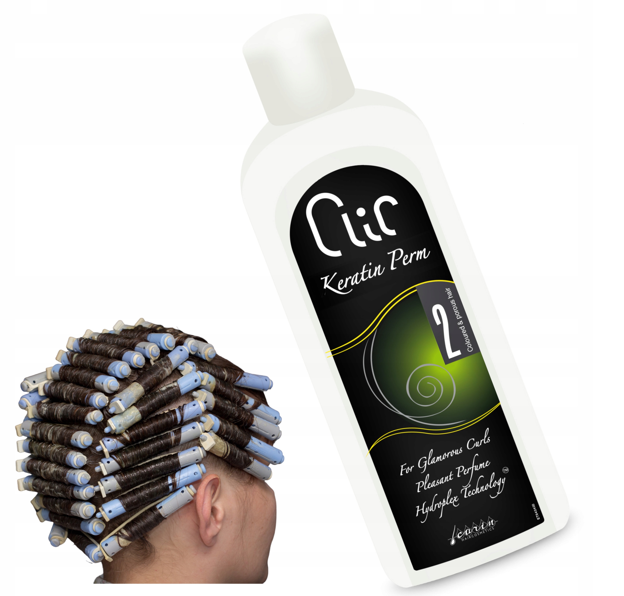 Jemný Keratinový Přípravek Pro Trvalou Ondulaci Carin Clic Keratin "2"1000 ml
