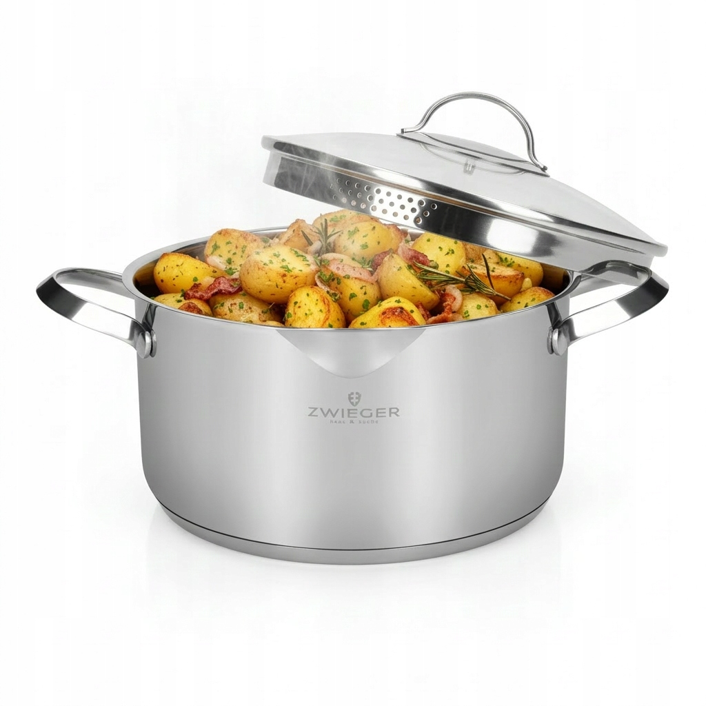 Zwieger Veron Garnek 5,6 l z pokrywką 24 cm stal nierdzewna