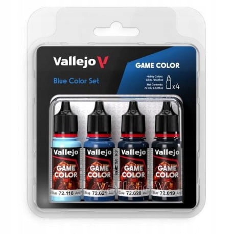 Vallejo: 72.376 - Game Color - Blue Color Set (4 x 18 ml)