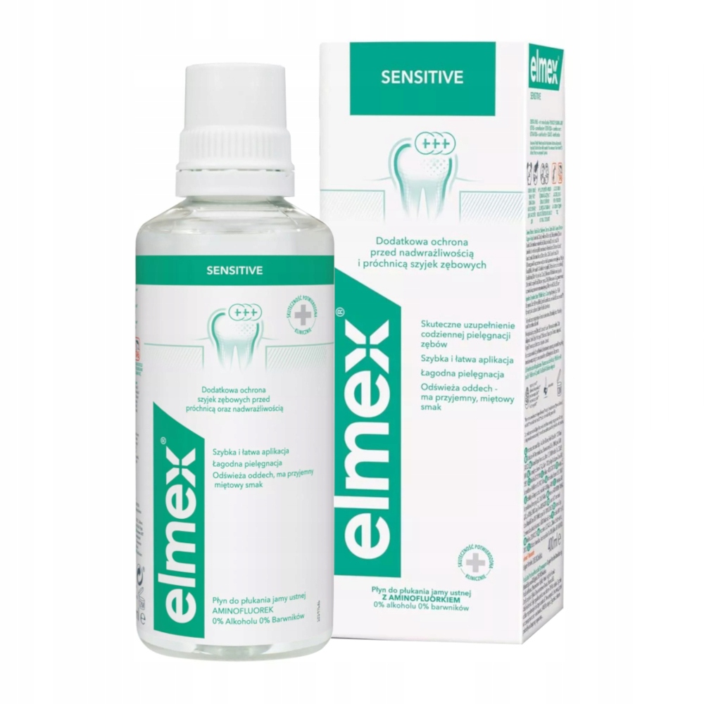 

Elmex Sensitive płyn do płukania jamy ustnej 400ml