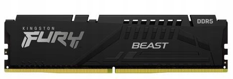 Kingston Paměť DDR5 Fury Beast Black 32GB (1*32GB)/5600 CL36