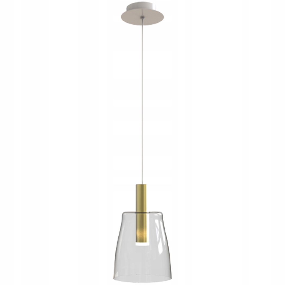Skleněná stropní lampa Zwis Led do ložnice obývacího pokoje