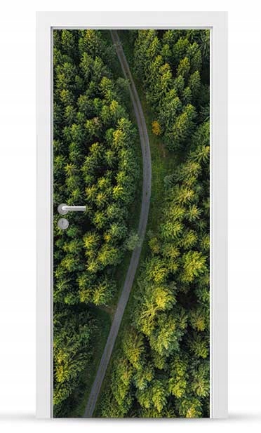 Okleina nálepka na vnější dveře Nábytková samolepicí Snadné Lepení