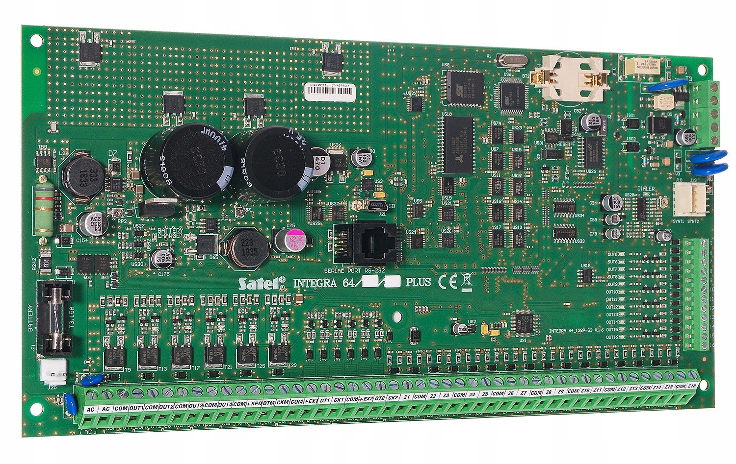 Płyta główna centrali alarmowej 64 wejść Satel